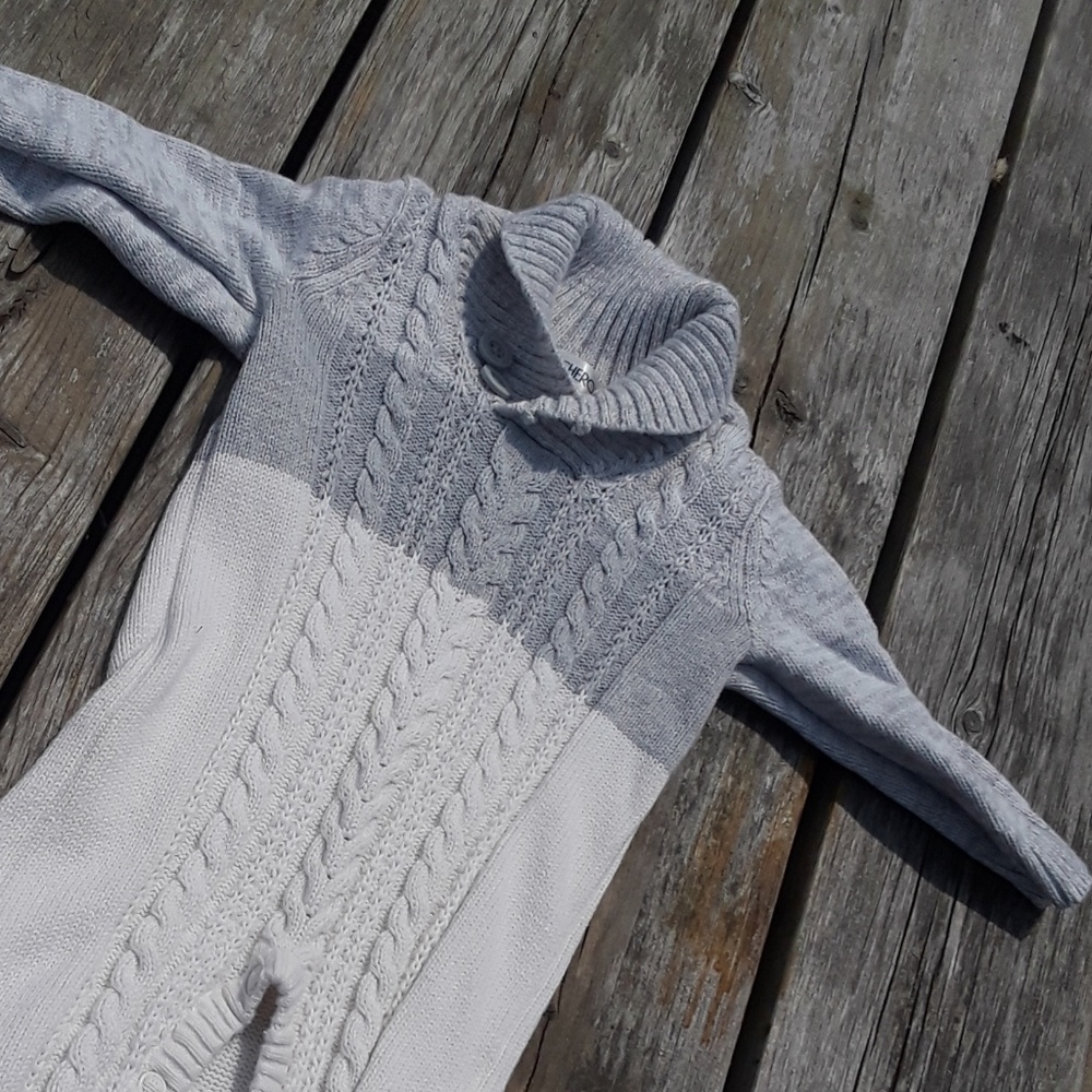 Unisex Baby Sweater Bodysuit
